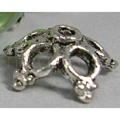 Tibetan Silver Bead Caps AA840-1
