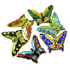 Handmade Cloisonne Beads CLB013Y-M-1
