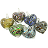 Handmade Gold Sand Lampwork Pendants DP407J-1