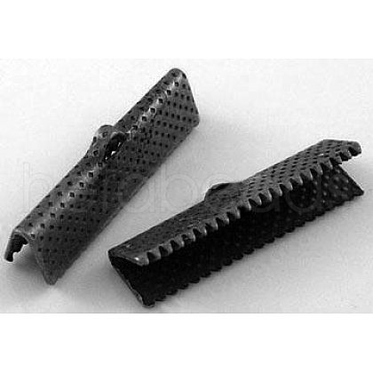 Iron Ribbon Crimp Ends E183-B-1