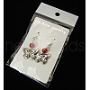 Dangle Butterfly Earrings EJEW-JE00214-3