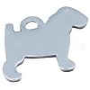 Alloy Enamel Puppy Pendants ENAM-P069-2-2