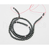 Non-Magnetic Synthetic Hematite Beads Strands G-D015-8-2