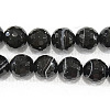 Natural Madagascar Black Agate Bead Strands G-N213A-56-2