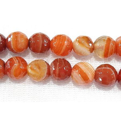 Natural Manchurian Red Agate Beads Strands G-N213B-75-1