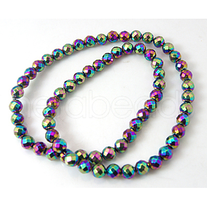 Non-Magnetic Synthetic Hematite Beads Strands G-Q418-1