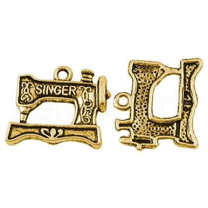 Tibetan Style Alloy Pendants GLF10548Y-NF-1