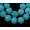 Natural Yellow Jade Beads Strands JBR6mm-5-1