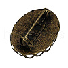 Brass Brooch Findings KK-H217-AB-2