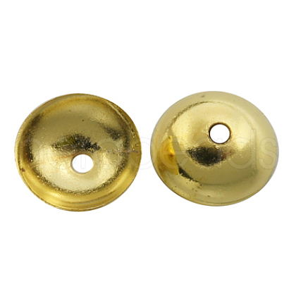 Brass Bead Caps KK-H052-G-1