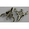 Tibetan Style Alloy Steer Pendants LF1303Y-NF-1