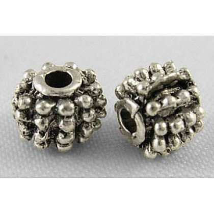 Tibetan Silver Spacer Beads LF5069Y-NF-1