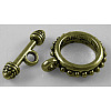 Tibetan Style Toggle Clasps MLF0748Y-1
