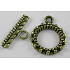 Tibetan Style Alloy Toggle Clasps MLF1061Y-NF-1