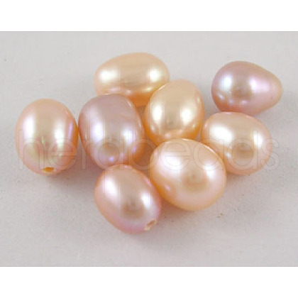 Natural Cultured Freshwater Pearl Beads OB006-1