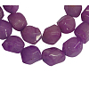 Natural White Jade Beads Strands OGEM-10X8-1-1