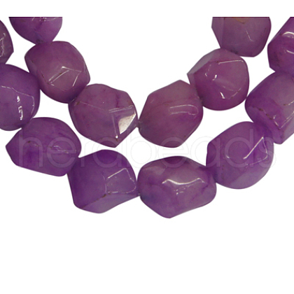 Natural White Jade Beads Strands OGEM-10X8-1-1