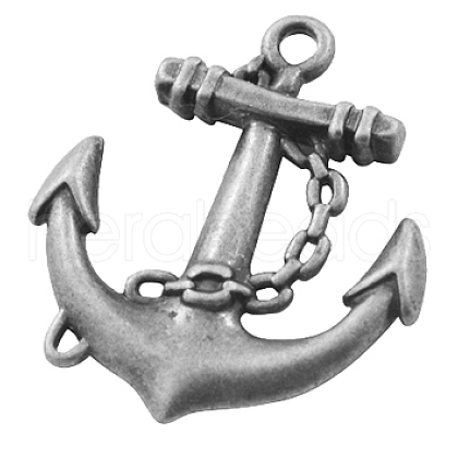 Tibetan Style Alloy Pendants PALLOY-EA10917Y-AS-NF-1
