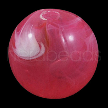 Acrylic Imitation Gemstone Beads PGB281Y-4-1