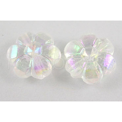 Transparent Acrylic Beads PL538-22-1