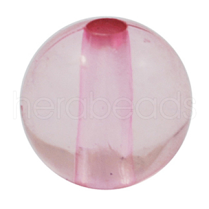 Transparent Acrylic Beads PL572Y-2-1