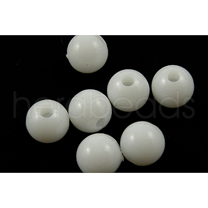 Opaque Acrylic Beads PL682-3-1