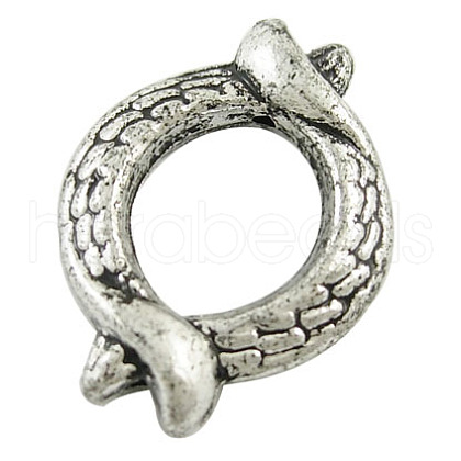 CCB Plastic Fish Bead Frames PLS035Y-1
