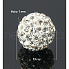 Polymer Clay Rhinestone Beads RB-Q184-1-1