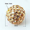 Pave Disco Ball Beads RB-Q195-8mm-362-1