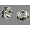 Brass Grade A Rhinestone Spacer Beads RSB160NF-03-1