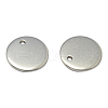 Tarnish Resistant 201 Stainless Steel Stamping Blank Tag Pendants STAS-Q025-1-1