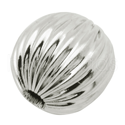 Tarnish Resistant Stainless Steel Corrugated Beads STAS-A002-1-1