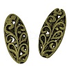 Tibetan Style Filigree Beads TIBEB-A12156-LF-1-1