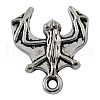 Halloween Jewelry Tibetan Style Alloy Pendants TIBEP-3213-AS-LF-1