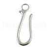 Tibetan Style Alloy Hook Large Pendants TIBEP-R28-AS-LF-1