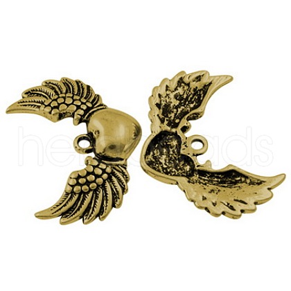 Tibetan Style Alloy Pendants TIBEB-EA11896YKG-AG-LF-1