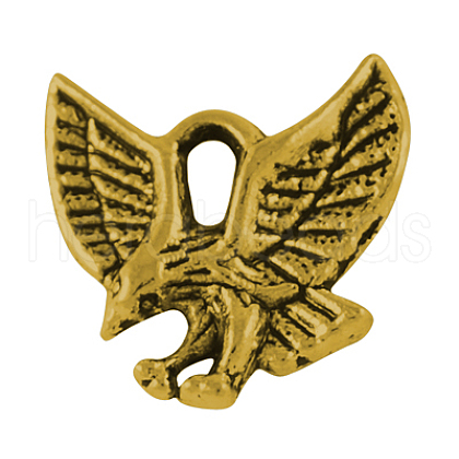Tibetan Style Alloy Pendants TIBEP-20305-AG-R-1