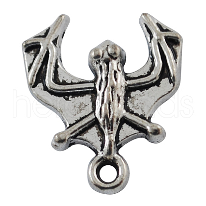Halloween Jewelry Tibetan Style Alloy Pendants TIBEP-3213-AS-LF-1