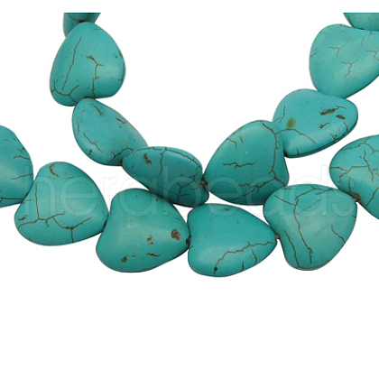 Synthetic Howlite Beads TURQ-11X12-12-1
