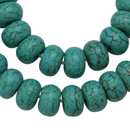 Synthetical Howlite Beads TURQ-G558-2-1