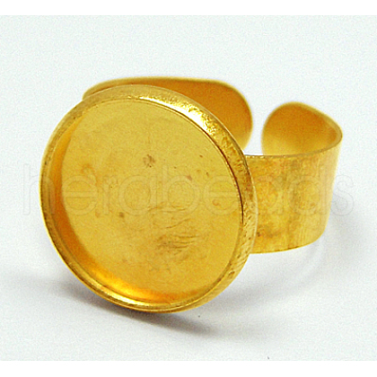Cuff Brass Ring Shanks UNKW-C2902-G-1