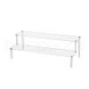 2-Tier Acrylic Organizer Display Riser Rack ODIS-WH0070-11B-02-1