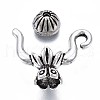 Tibetan Style Alloy Bead Frame PALLOY-Q441-079-RS-1