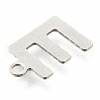 Non-Tarnish 201 Stainless Steel Charms X-STAS-C021-06P-E-3