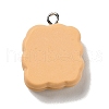 Opaque Resin Pendants X-RESI-G043-D02-A-3