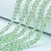 Electroplate Glass Beads Strands EGLA-A034-T2mm-B17-1