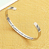 304 Stainless Steel Cuff Bangles for Mne Women WGB0DE3-01-1