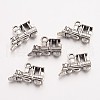 Tibetan Style Alloy Train Charms X-TIBEP-2645-AS-NR-1