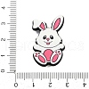 Easter Rabbit Silicone Beads SIL-V002-05B-3