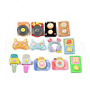 Opaque Resin Decoden Cabochons RESI-A036-02-1